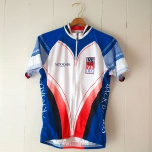 Small vintage women's cycling jersey